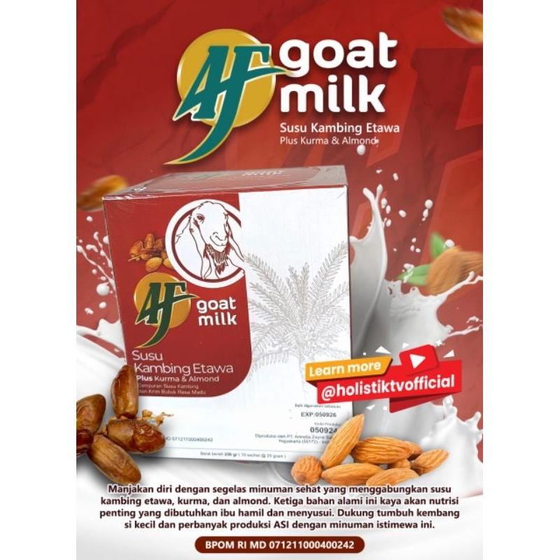 

Susu Kambing Etawa Kombinasi Kurma dan Almond AF Goat Milk Kaya Nutrisi untuk Ibu Hamil dan Menyusui dan Nutrisi Tumbuh Kembang Anak