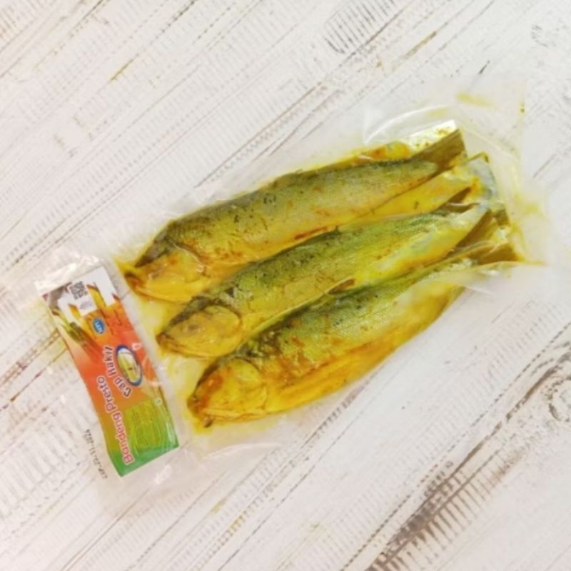 

Ikan Bandeng Presto Duri Tulang lunak Siap Goreng Bumbu Kuning isi 3