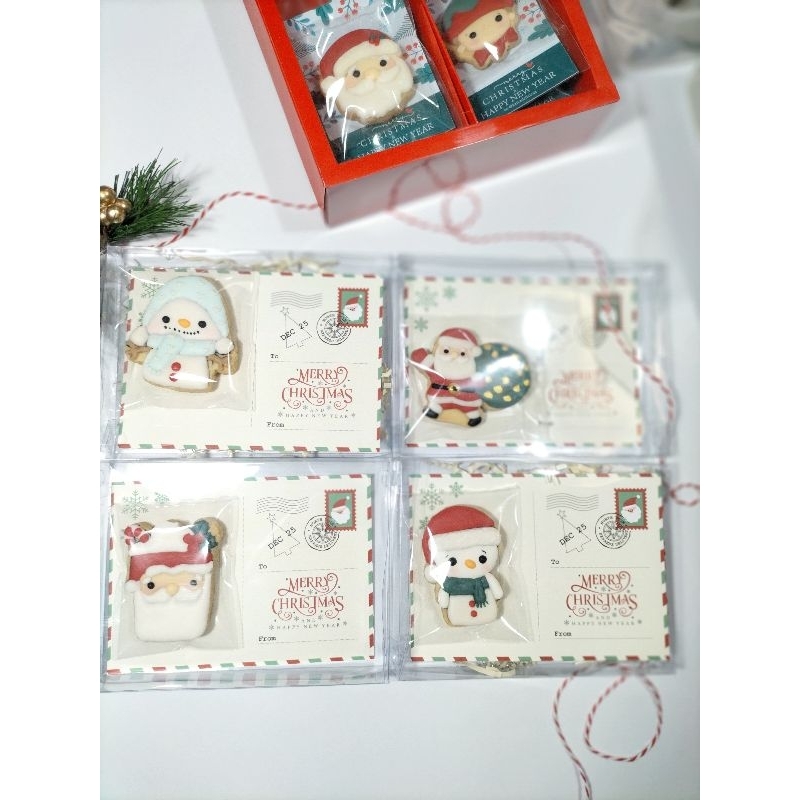 

Postcard Christmas cookies min 4 pcs