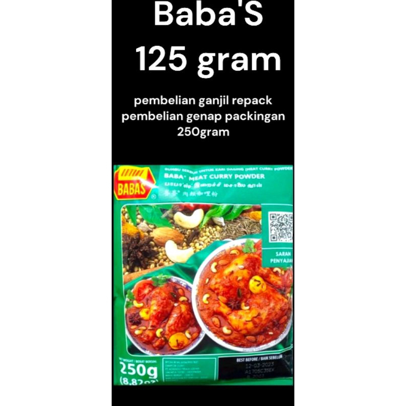 

Kari babas 125gram