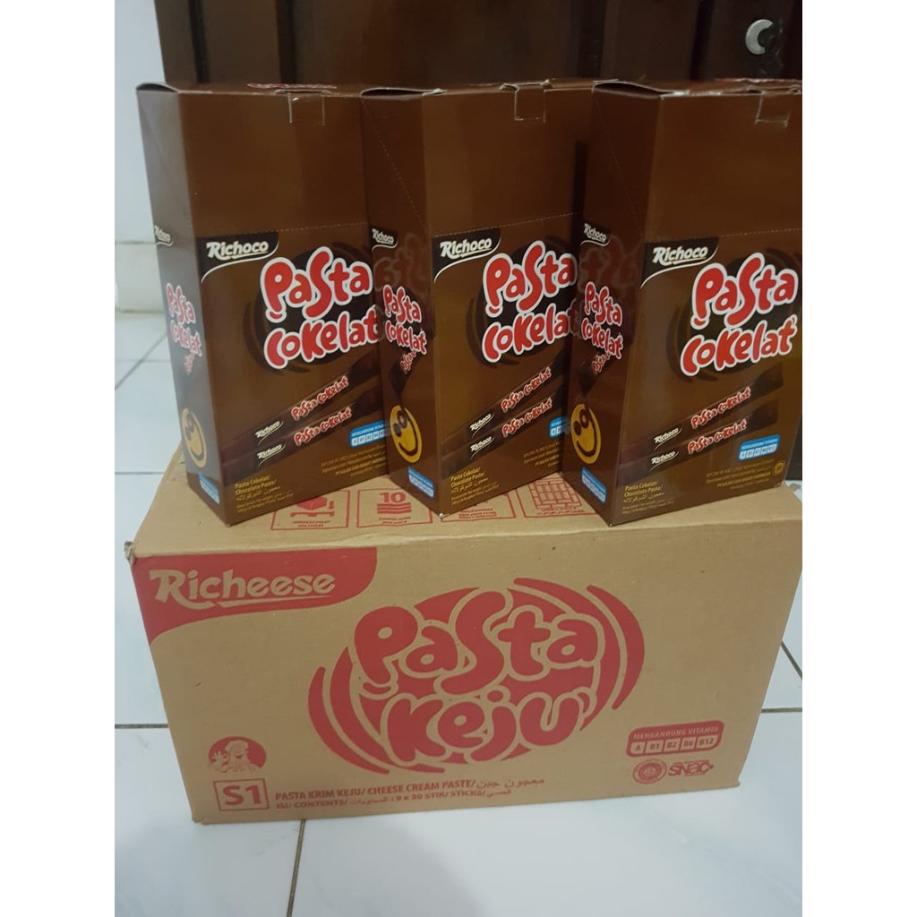 

1 Dus Pasta Keju / Coklat Nabati Richesse Richoco Isi 9 pak / 1 Karton