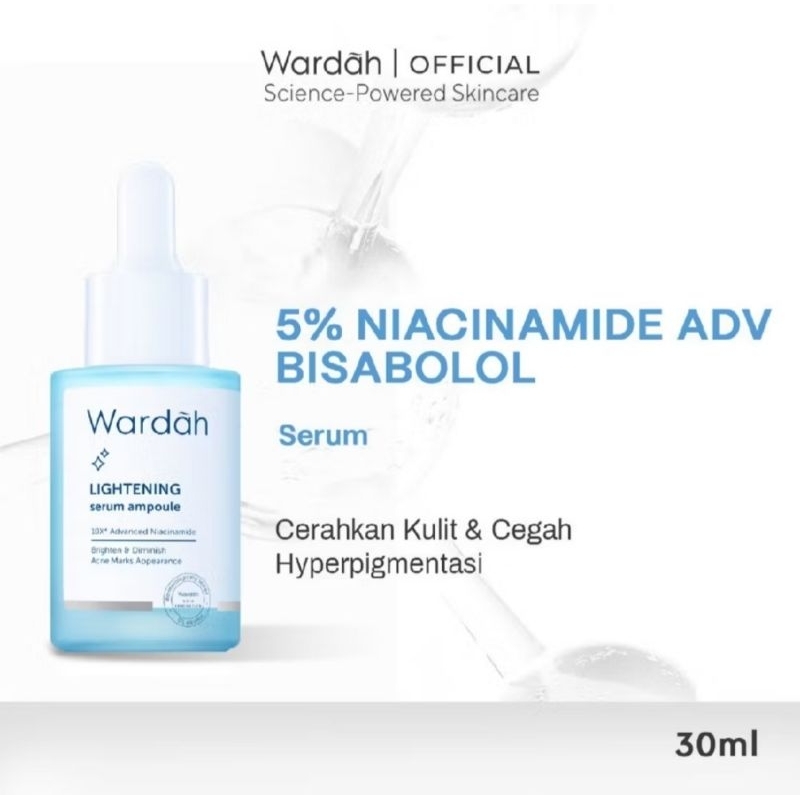 AraaKosmetikMksr WARDAH LIGHTENING SERUM AMPOULE