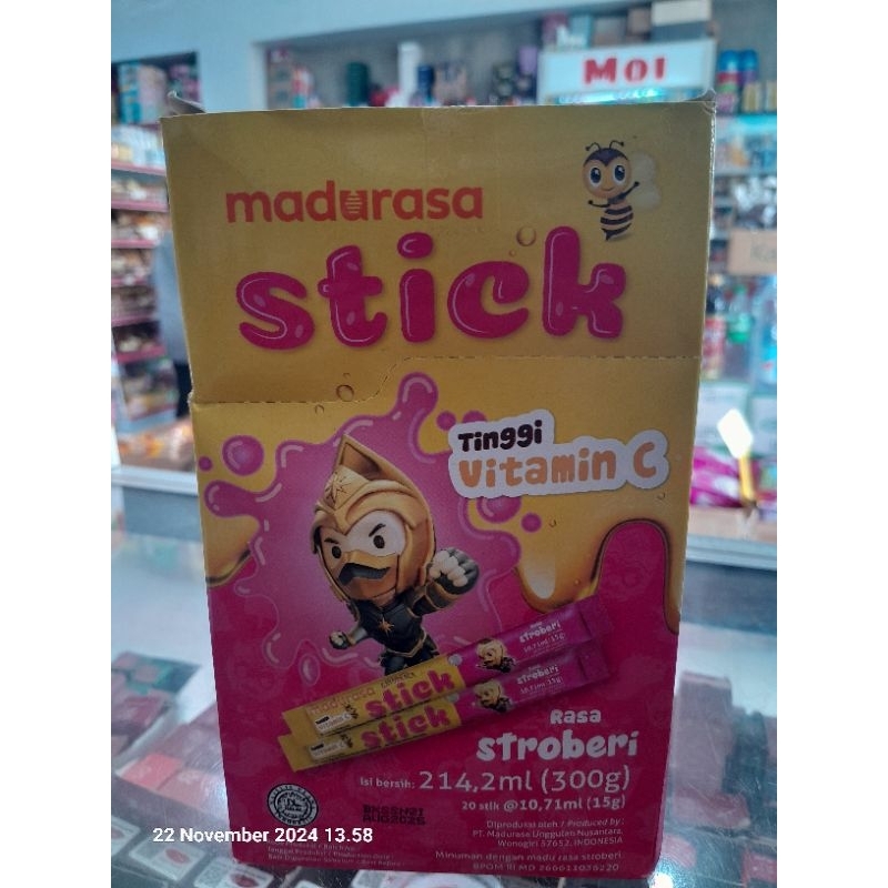 

Madurasa Stick Stroberi isi 20 stick