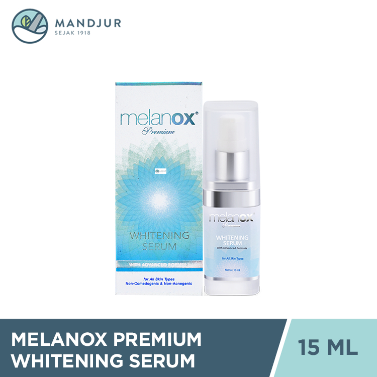 Melanox Premium Whitening Serum 15 ML - Serum Pencerah Kulit Wajah