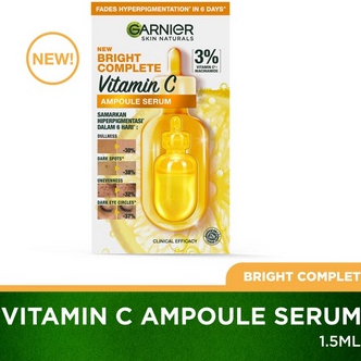Garnier Bright Complete Ampoule Vitamin C Serum 1,5 ml