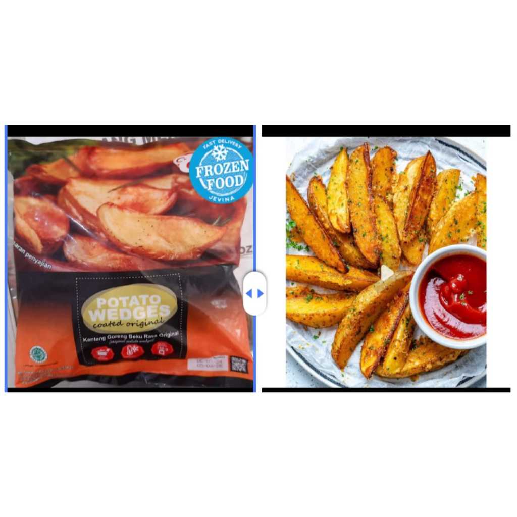 

Etira Potato Wedges Frozen 750gr Kentang Frozen wedges