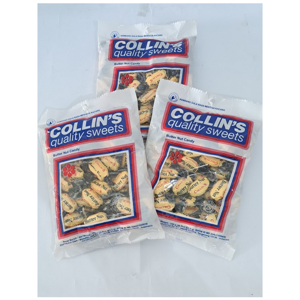 

PERMEN COLLIN'S BUTTERNUT 160 g (50 Pcs)