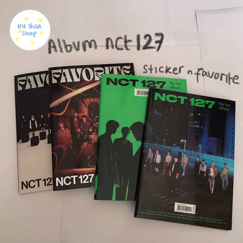 Album Nct 127 Sticker/Favorite - kpop album