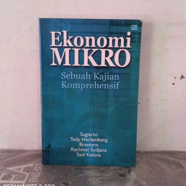 Buku Original Ekonomi Mikro Sebuah Kajian Komprehensif Sugiarto, dkk Bekas