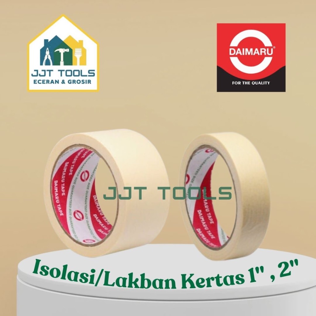 

Isolasi kertas 1 inchi 2 inchi daimaru / sks