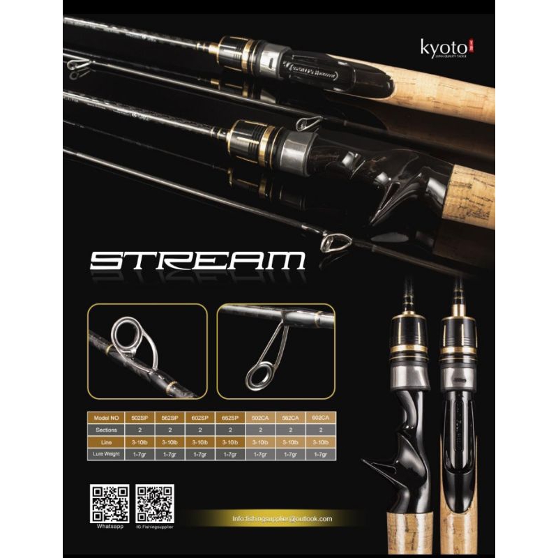 Joran pancing UL Kyoto Stream 502 UL
