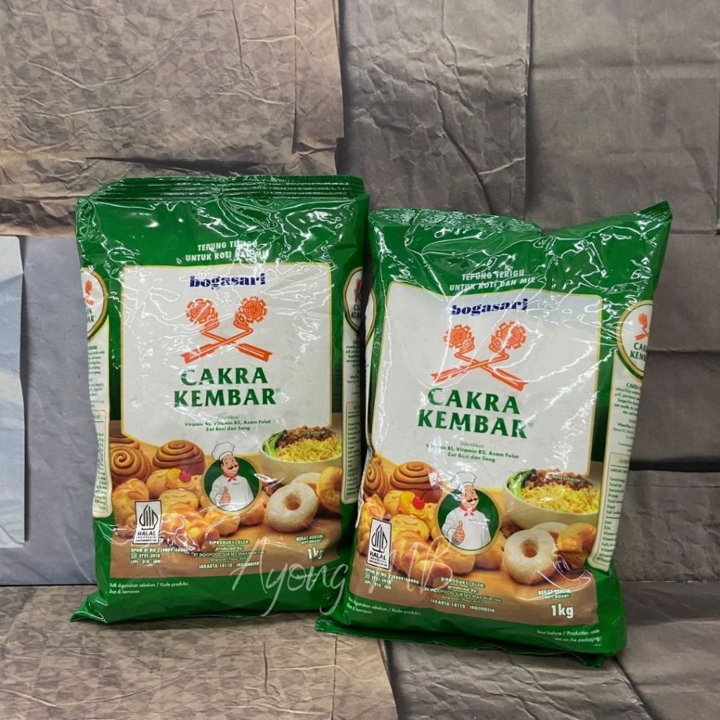 

TEPUNG TERIGU CAKRA KEMBAR PREMIUM 1 KG