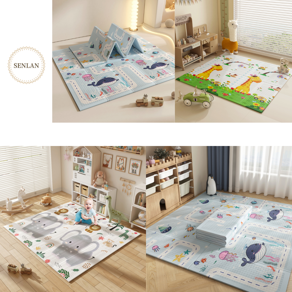 Matras Evamat Tebal Matras Puzzle Karpet Puzzle Alas Lantai Playground Evamat Lembut Matras Bermain 