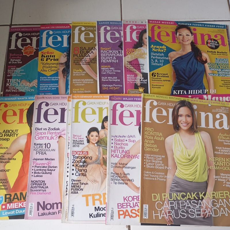 MAJALAH FEMINA TAHUN 2011