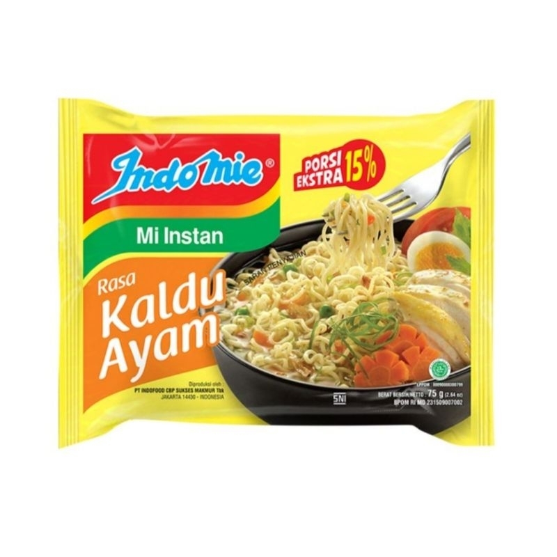

Indomie Kaldu Ayam/Mie Instant 75gr
