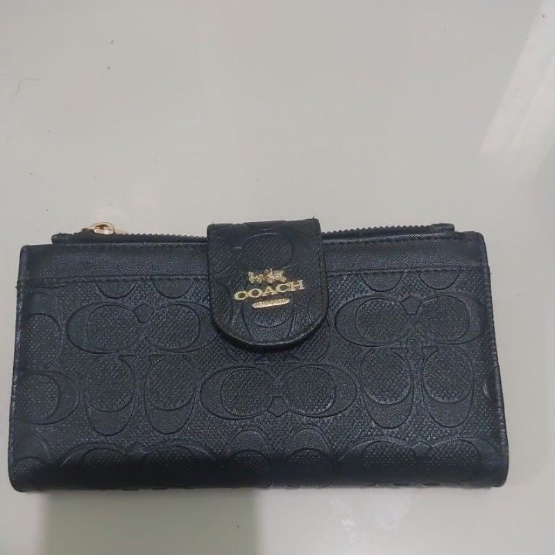 Dompet panjang Coach hitam