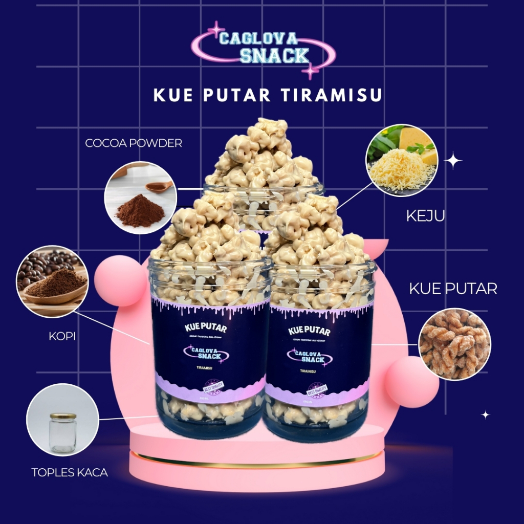 

Kue Putar Rasa tiramisu