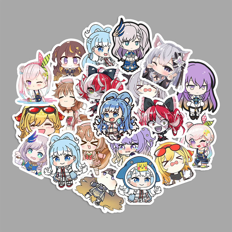 STICKER PACK - HOLOLIVE ID CHIBI | STICKER KOPER STICKER TUMBLER STICKER LAPTOP HELM