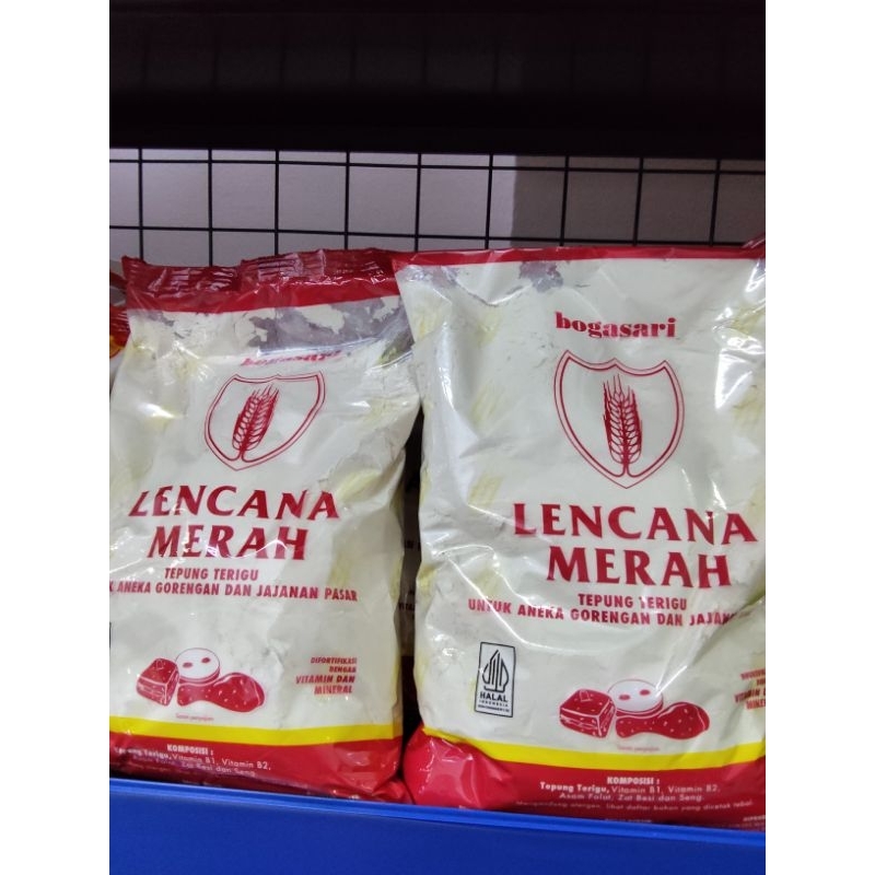 

Terigu Lencana Merah Transparan 1kg