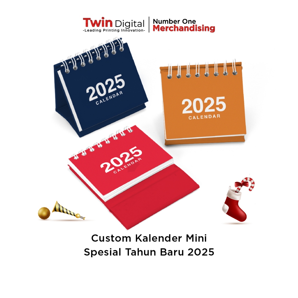 

Twindigital Custom Warna Kalender Mini Souvenir - Kalender Mini Spesial Tahun Baru 2025