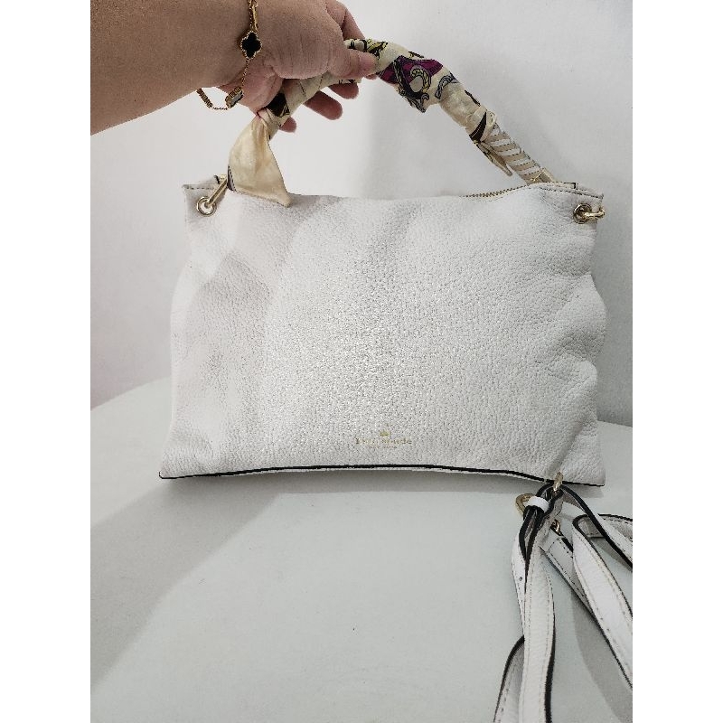 TAS SECOND TAS BEKAS TOP HANDL KATE SPADE LEATHER