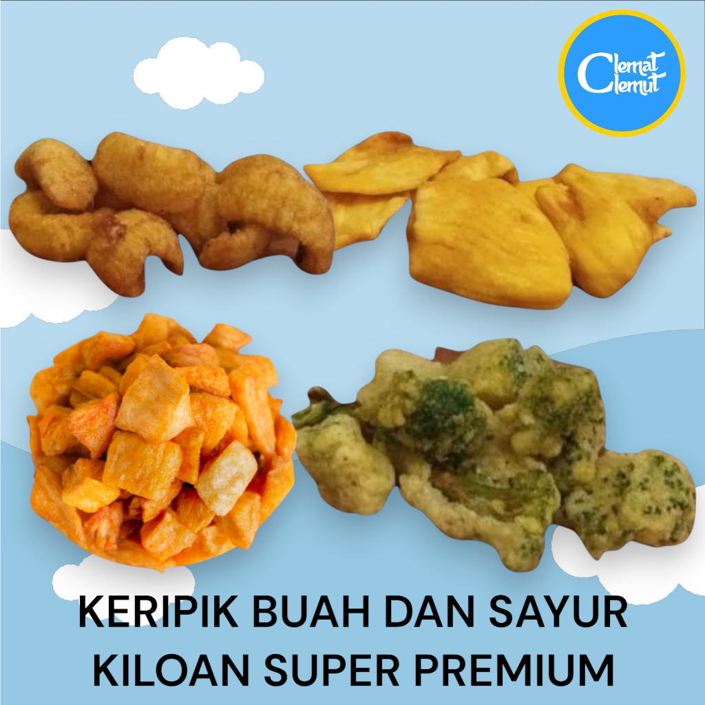 

KERIPIK BUAH DAN SAYUR KILOAN BANGZAY | KERIPIK SUPER PREMIUM KUALITAS EKSPOR