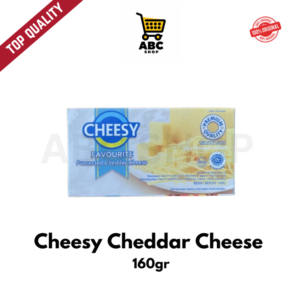 

Keju Cheddar Cheesy 160gr