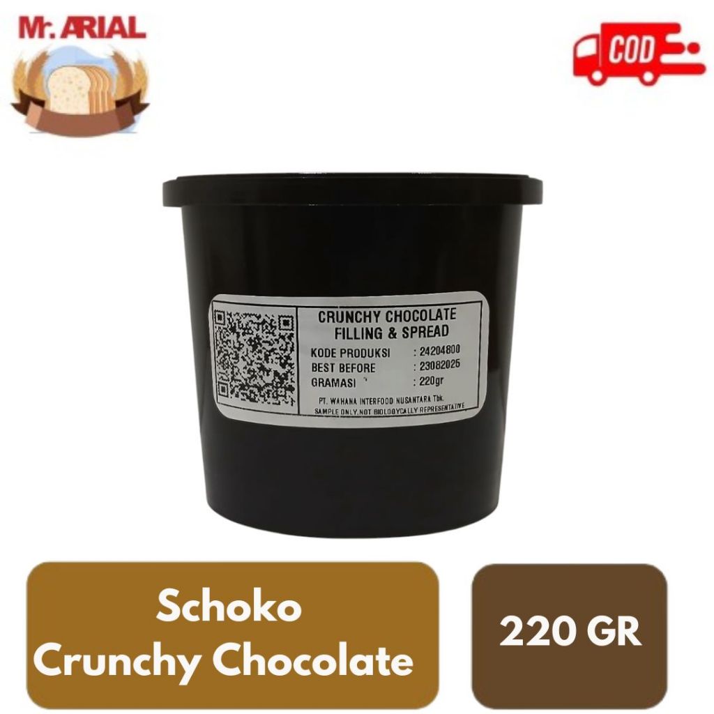 

SCHOKO Crunchy Chocolate Glaze - 250 Gr / Filling & Spread / Selai Coklat
