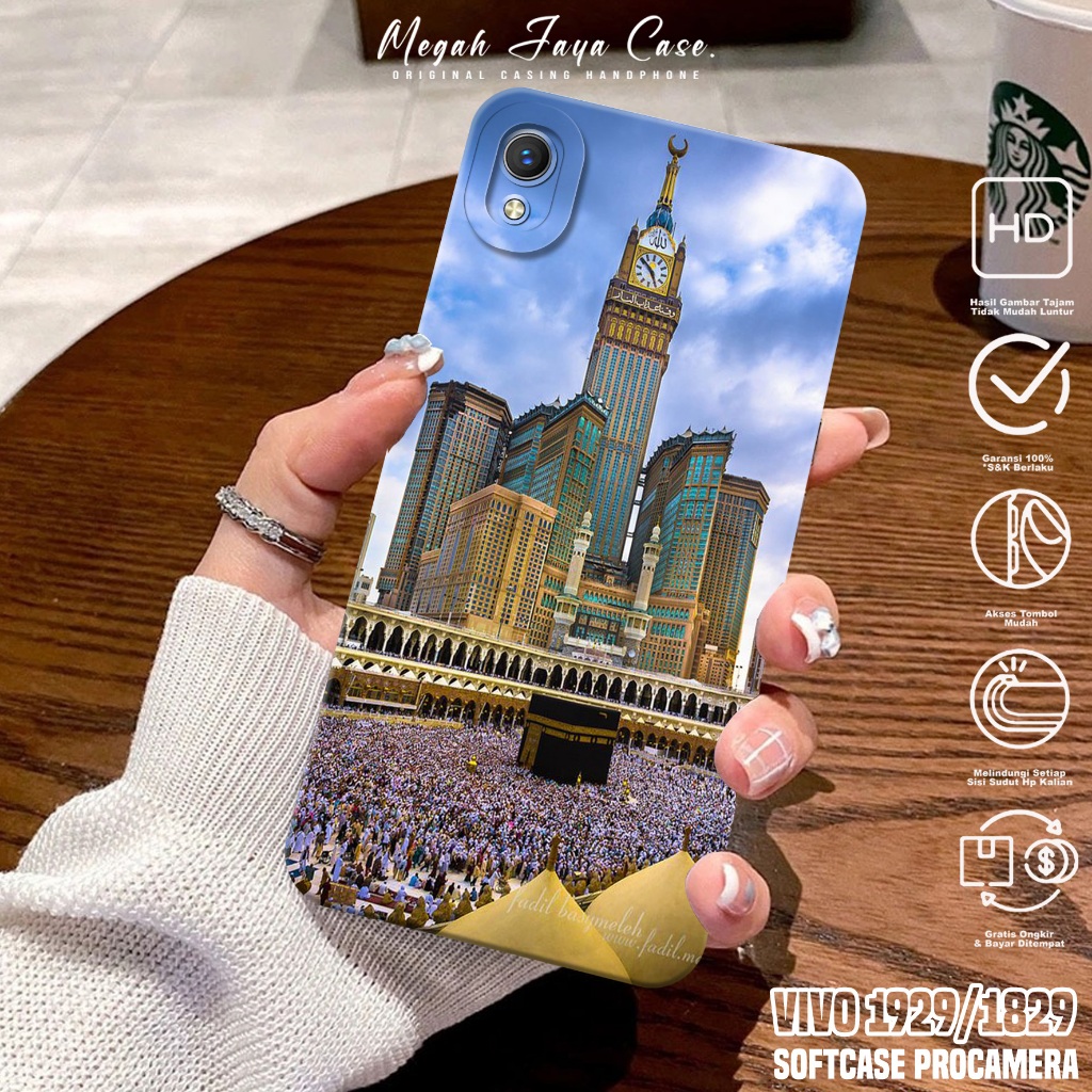 Lilystore- Softcase Hp Vivo 1820 / Vivo 1929 - Case Hp Vivo 1929 / Vivo 1820 Motif Islmc - Casing Hp
