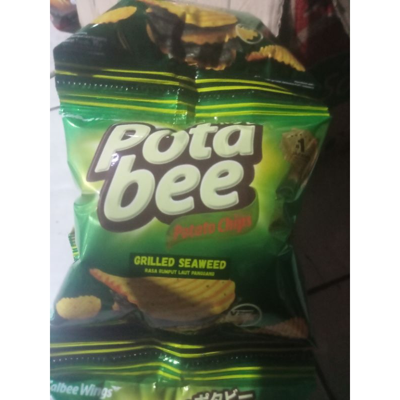 

POTA BEE Chip rasa rumput laut panggang dan sapi panggang 15grx10