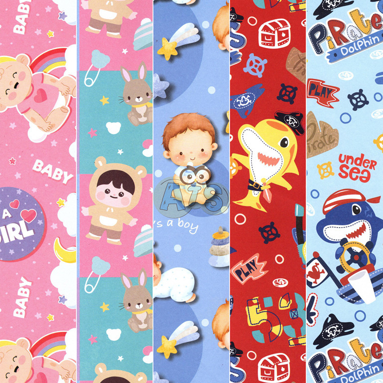 

Kertas Kado Baby / Baby Born Sansan Wawa 63.5 x 49.5cm