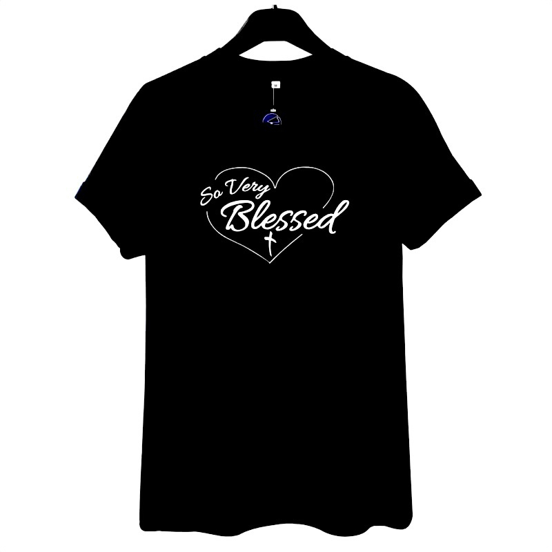 Kaos Rohani Unisex So Very Blessed S-XXXXL Big Size & Size Anak 2-10tahun Pakaian Atasan Blouse Baju