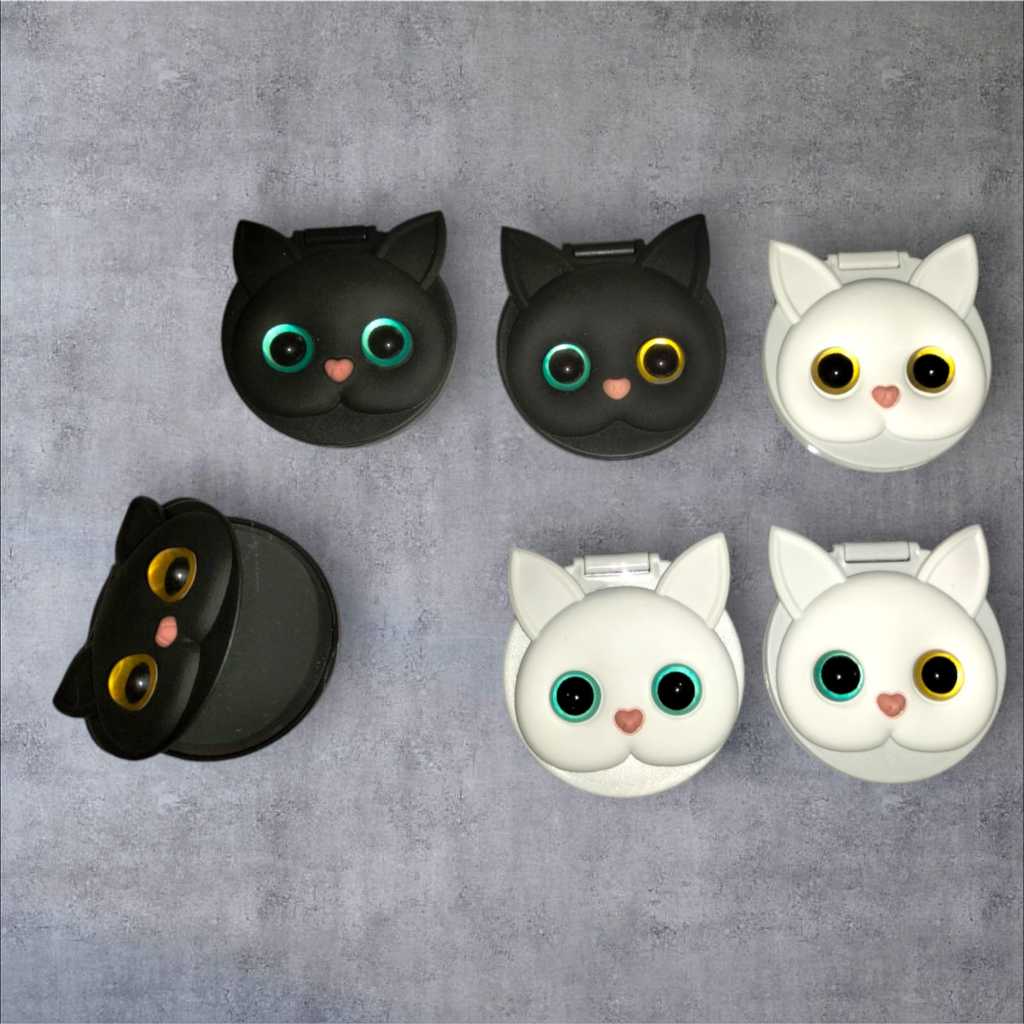 Popsocket Kucing Series Hitam Putih Mata Biru Kuning Phone Holder Universal