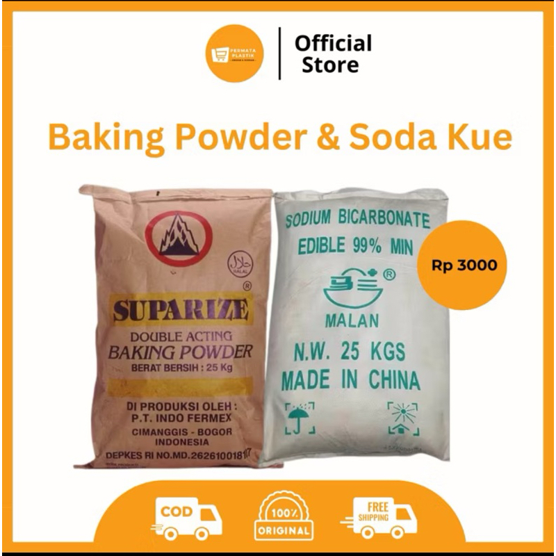 

Baking Soda Kue Dan Baking Powder Double Acting Food Grade