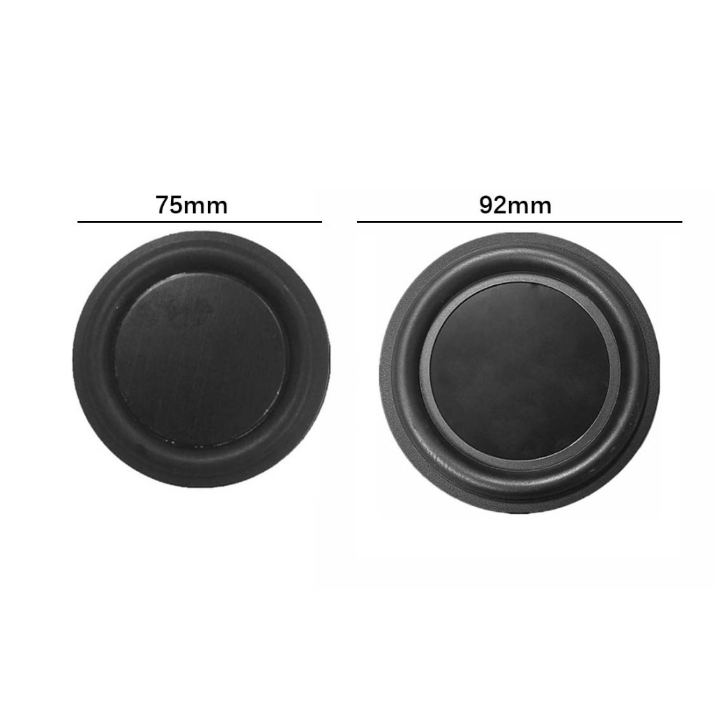 Isi 2 Passive Radiator Pasif Membran Bass Radiator Dengan Frame Besi 75/92mm Membran Speaker Bass