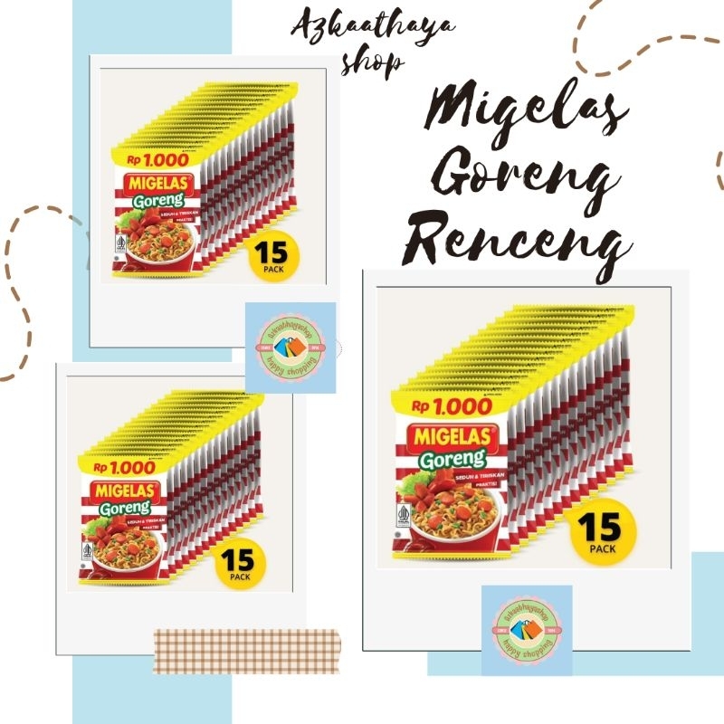 

MIGELAS GORENG RENCENG ISI 15 SACHET
