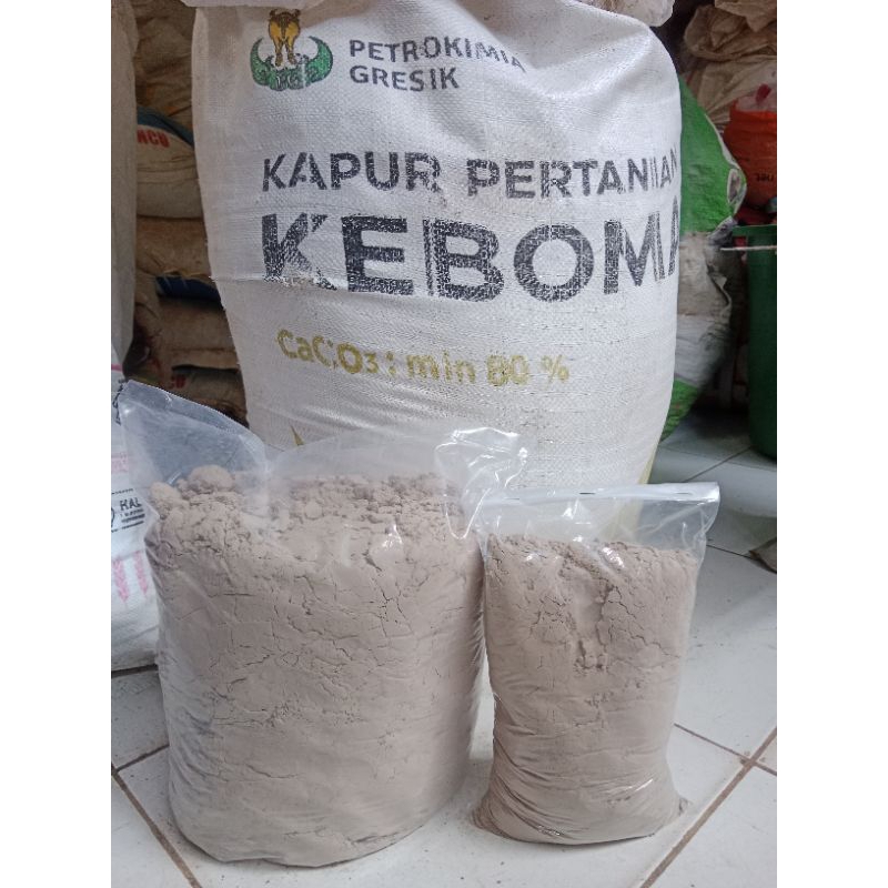 Pupuk pertanian Kapur Kebomas Petrokimia Gresik 1 Kg