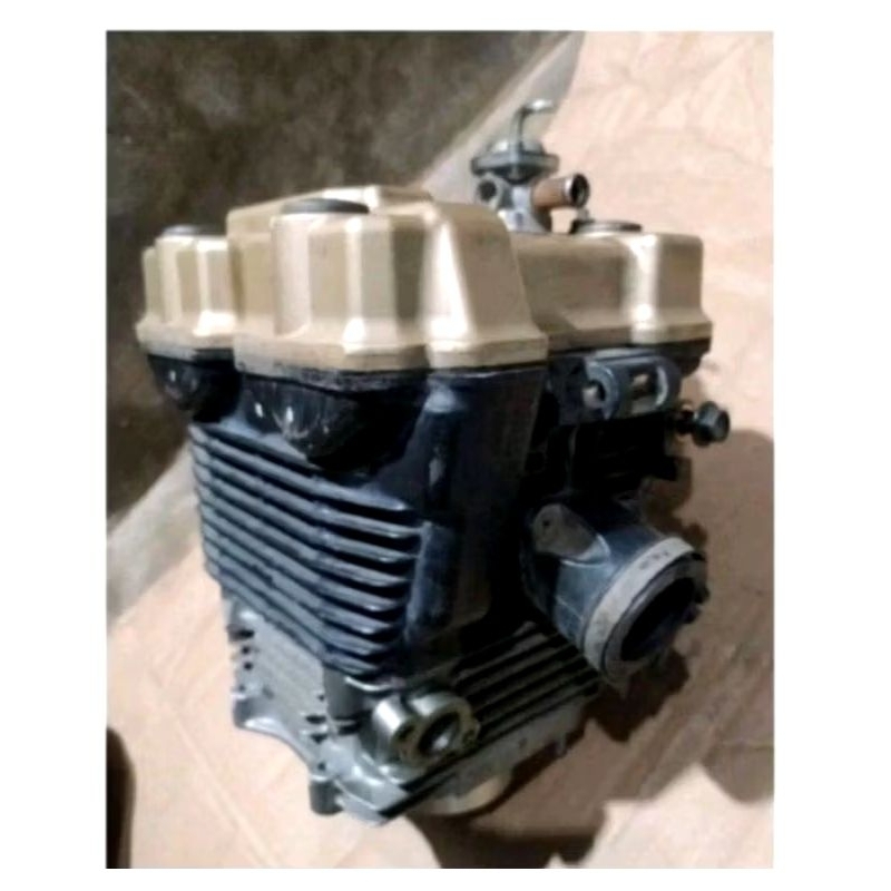 BLOK HEAD BLOK KLEP FULL SET ISIAN SUZUKI SATRIA FU 150 ASLI ORIGINAL COPOTAN ADEM