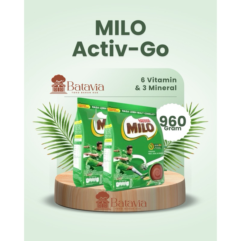 

Milo Professional Complete Mix 960gr by Nestle Professional / Milo Activ Go 960gr / Milo Active Go 960gr