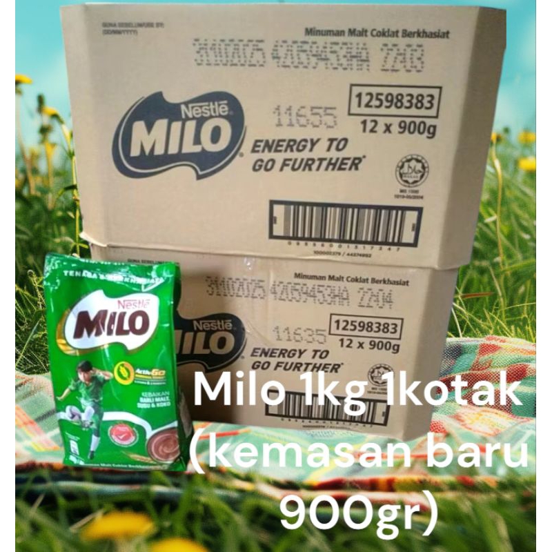 

Milo 900gr 1kotak (M) isi 12bungkus