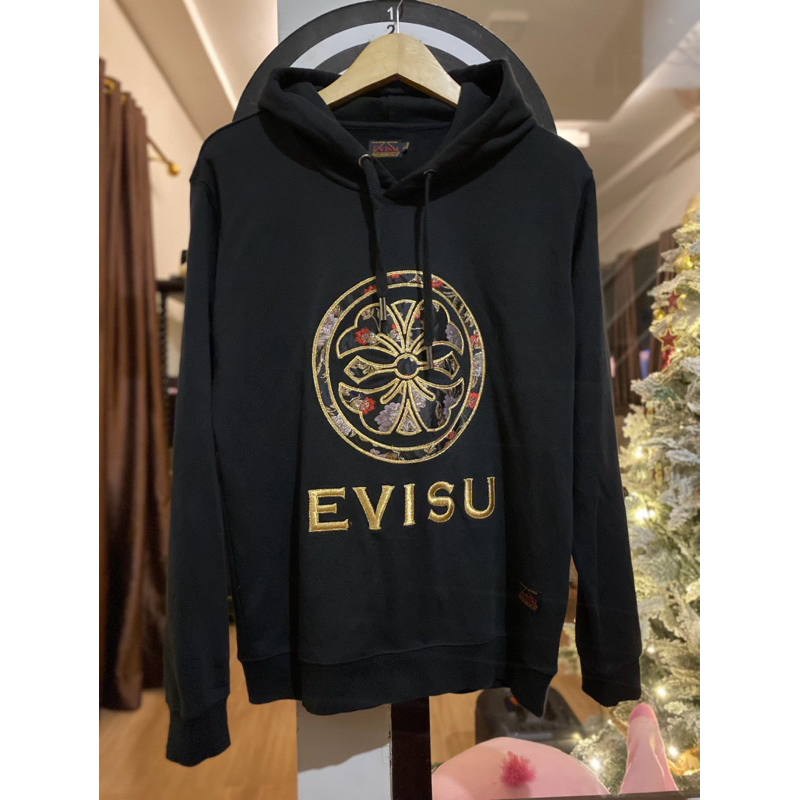 Hoodie Evisu Big Logo Full Bordir