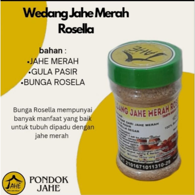 

| • Wedang Jahe Merah Rosella • |