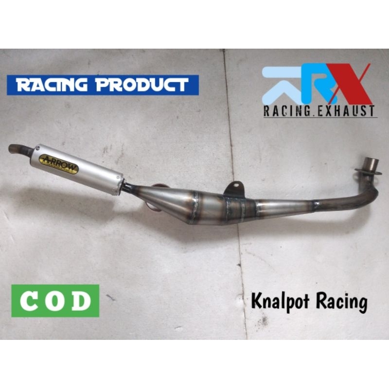 Knalpot ARROW Pnp Fizr/Force1/F1zrSt/Foswan/Alfa/ Knalpot Motor 2Tak/ Knalpot Racing