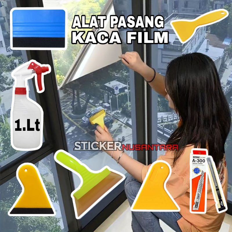 Alat Pasang Sticker Kacafilm Rakel Scrapper Alat Bantu Pemasangan Stiker Skotlet Mobil Motor Agar Mu