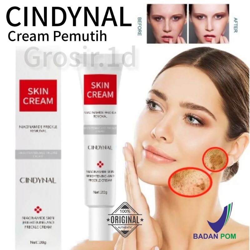 CINDYNAL BPOM Skin Cream Freckle Removal Niacinamide - Cream Pemutih