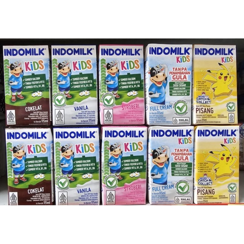 

Indomilk Kids Susu Uht 115ml - Tretapack