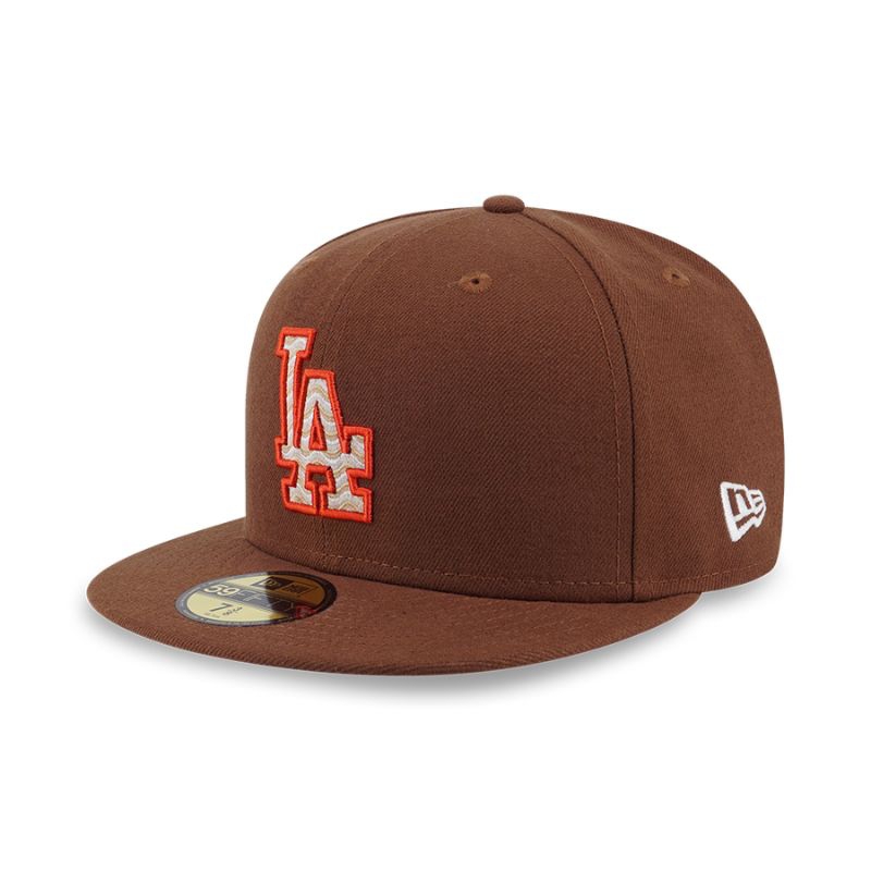 Topi New Era Cap Los Angeles Dodgers Smoky Sizzle 59Fifty Fitted Hat Original