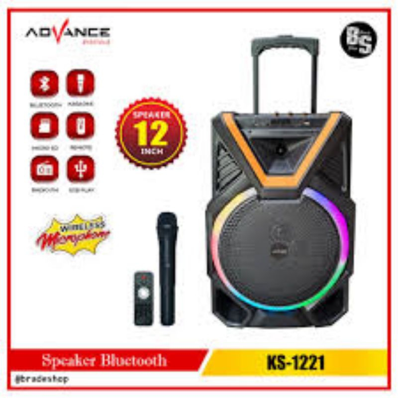 SPEAKER AKTIF ADVANCE S120 SPEAKER KARAOKEBLUETOOTH