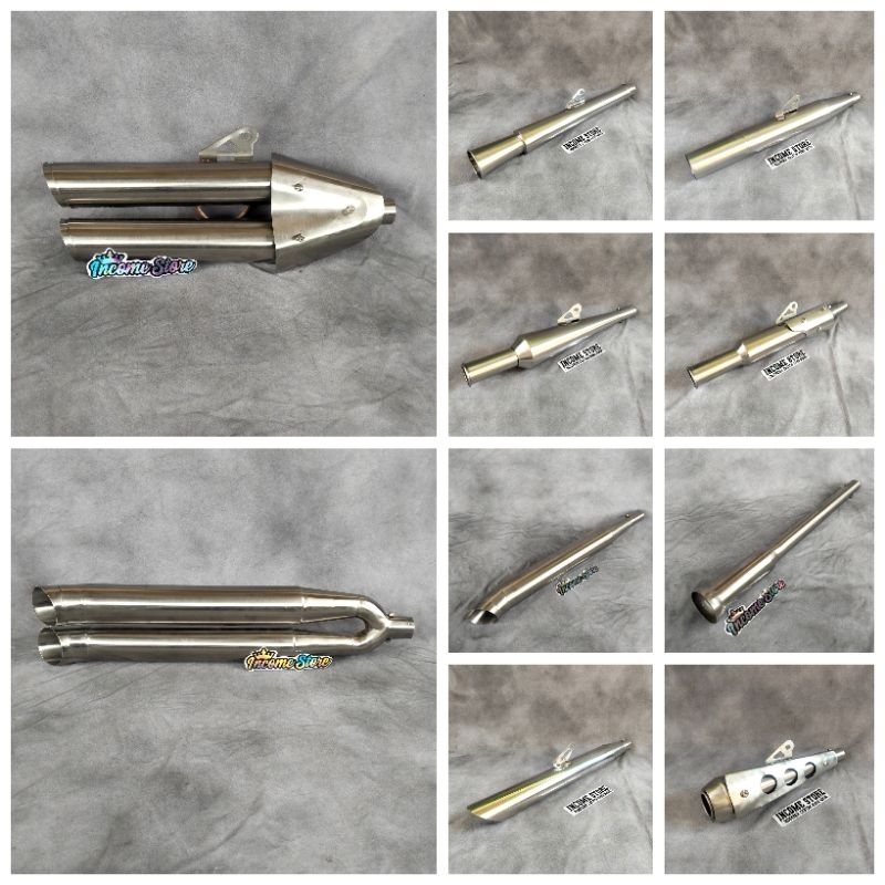 knalpot japstyle knalpot motor custom japstye bober Scrambler tracker megapro tiger scorpio thunder 