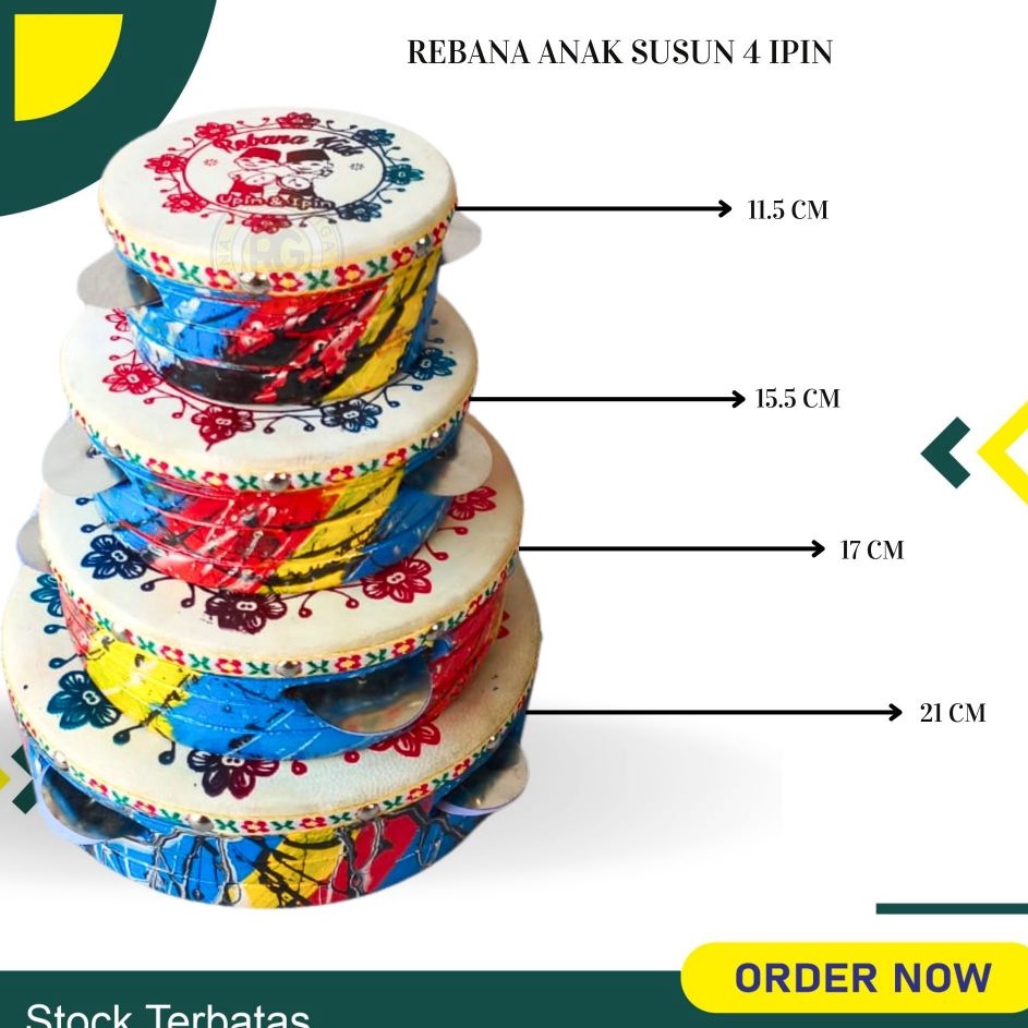 Laku Keras  terbang hadroh hadroh anak rebana anak alat hadroh terbangan hadroh jepara alat musik ba